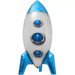 Шар Фигура 3D Ракета Синий